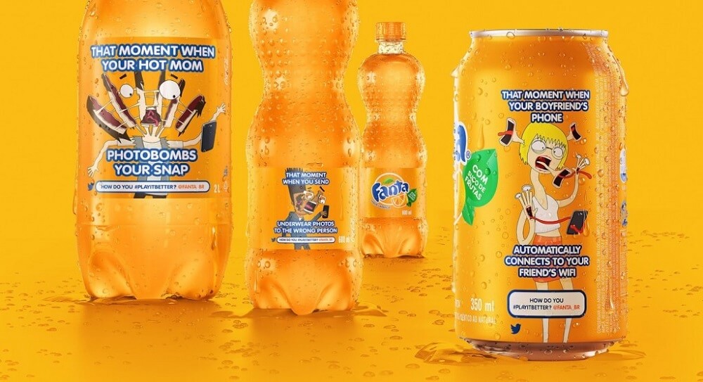 orange color packaging