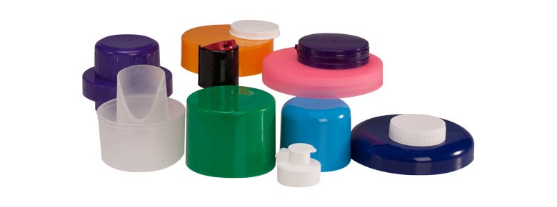 different types of closures for bottles, jars, containers